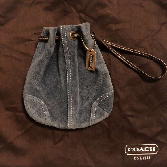 Coach Handbags - COACH mini drawstring pouch wristlet